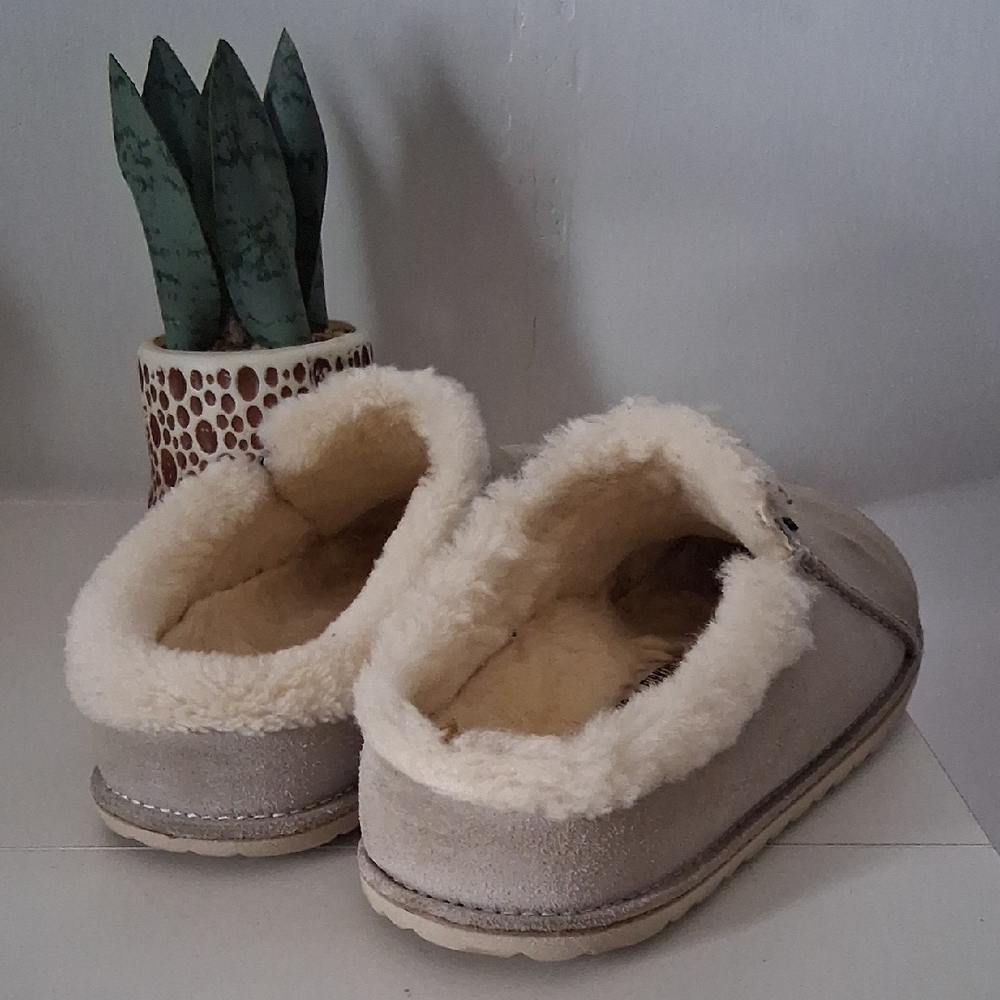 Birkenstock Zermatt EU 38 / Women’s 7–7.5 Shearling Clog Slippers - Picture 7 of 14
